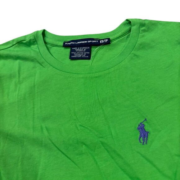 Polo Ralph Lauren Classic T-Shirt – Racing Green with Blue Pony Logo - Picture 3 of 5